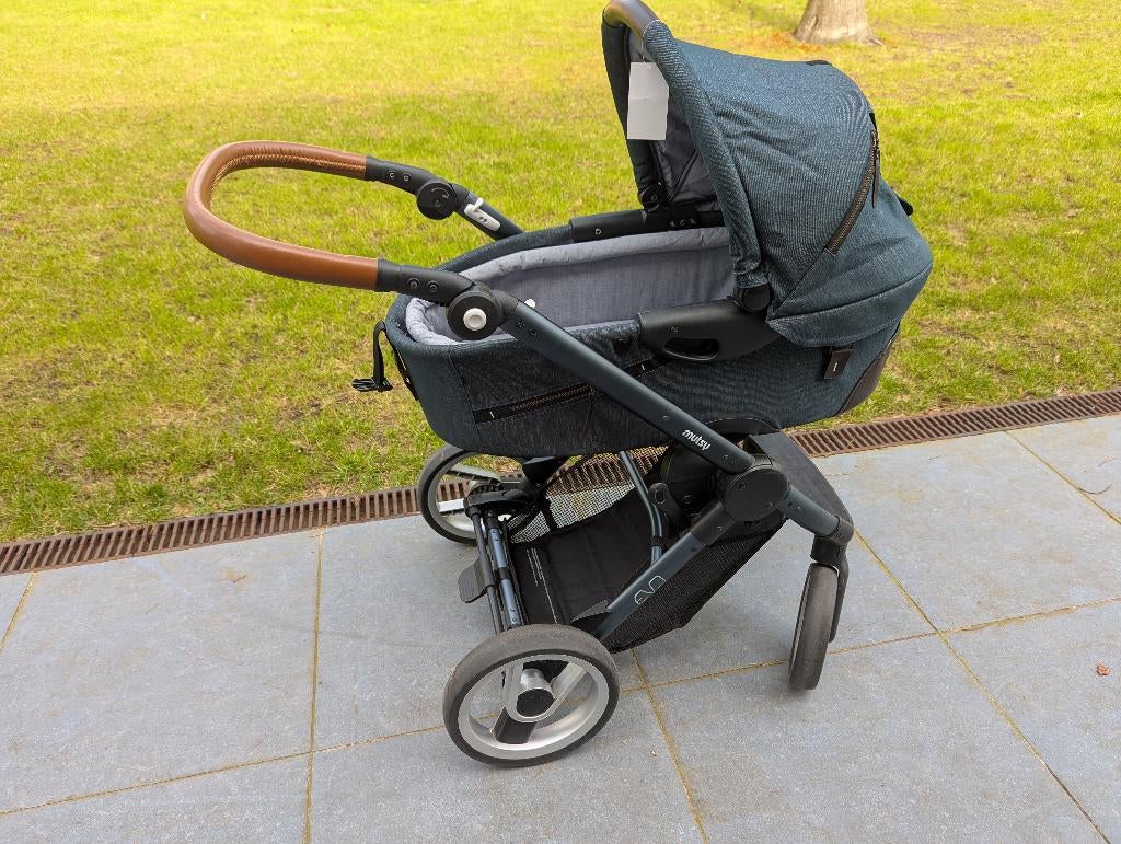 Kinderwagen Mutsy Evo + Reiswieg + Maxi-Cosi, Enfants & Bébés, Poussettes & Combinaisons, Avec siège auto, Enlèvement, Utilisé