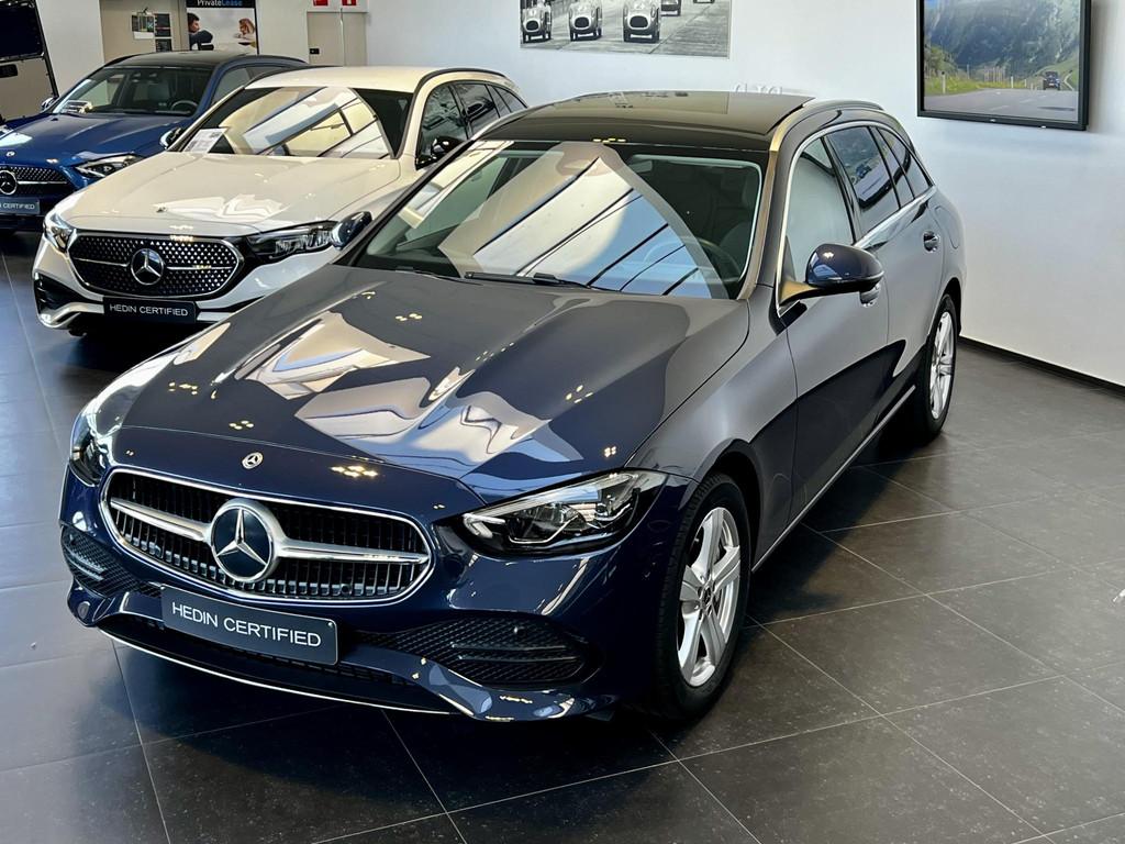 Mercedes-Benz C-Klasse 300 DE Break 4MATIC Luxury Line | Pan, Auto's, Mercedes-Benz, Automaat, 4 cilinders, Regensensor, Plug-in hybride