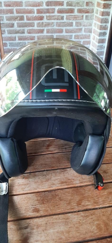 Valhelm helm scooter s, Fietsen en Brommers, Brommerhelmen, Ophalen of Verzenden