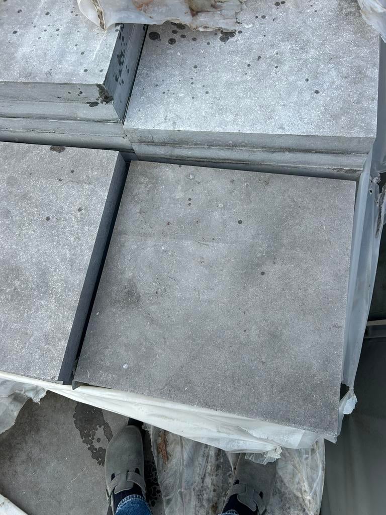 Belgische Arduin 50x50 opruiming, Tuin en Terras, Ophalen, Nieuw