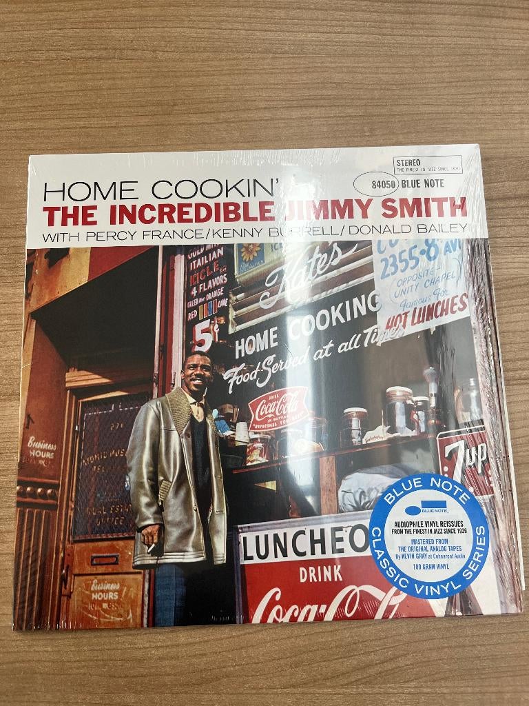JIMMY SMITH - HOME COOKIN' (BLUE NOTE), Cd's en Dvd's, Vinyl | Jazz en Blues, Ophalen of Verzenden, 1960 tot 1980, Gebruikt, Jazz