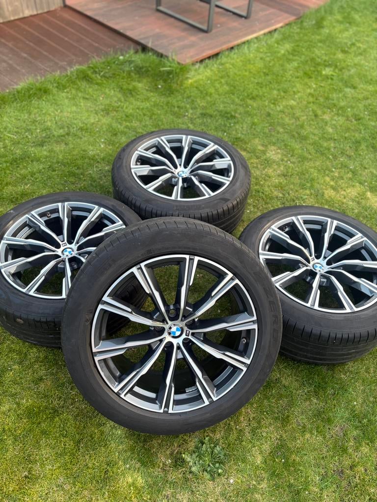 20” originele BMW X5 G05 X6 G06 velgen + banden 740M, Auto-onderdelen, Gebruikt, Banden en Velgen, Ophalen of Verzenden, 305 mm