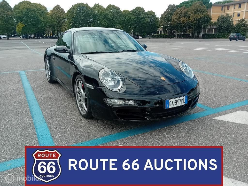 Porsche 911 Carrera S | 2005 | Route 66 Auctions, Auto's, Porsche, Gebruikt, Zwart, Bedrijf, Handgeschakeld