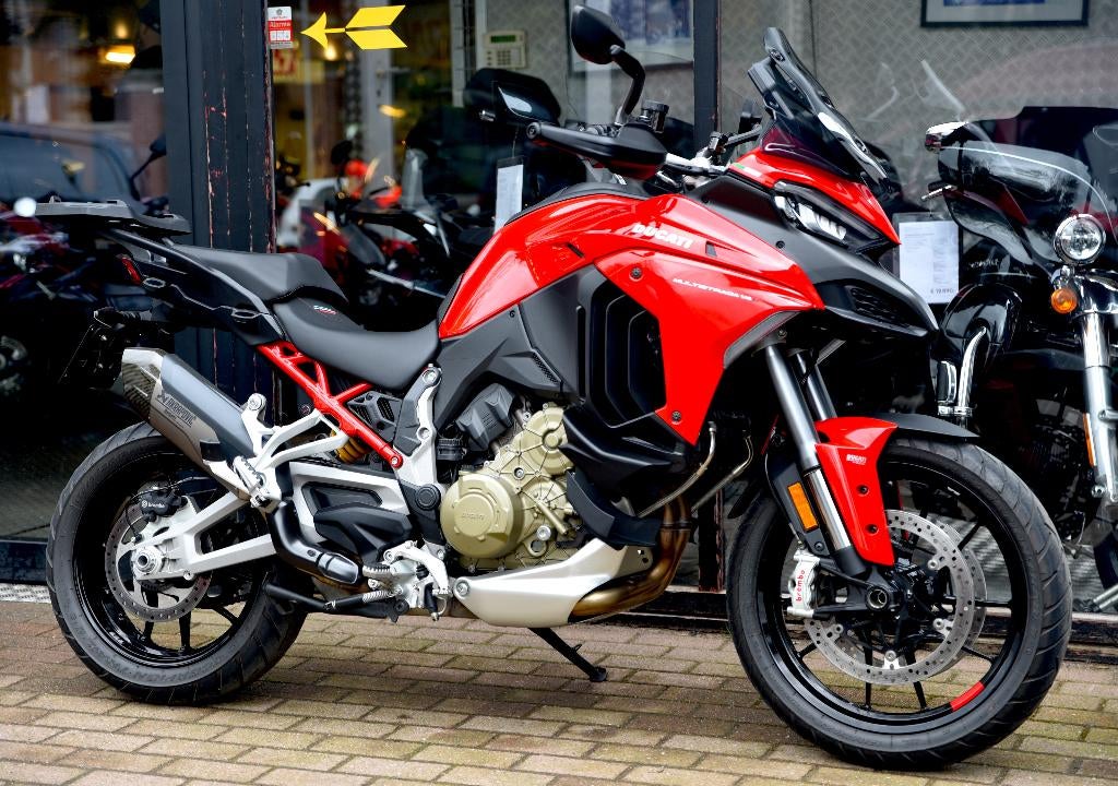 DUCATI MULTISTRADA V4S ***MOTOVERTE.BE***, Motoren, Motoren | Ducati, Handvatverwarming, 4 cilinders, Bedrijf, Toermotor
