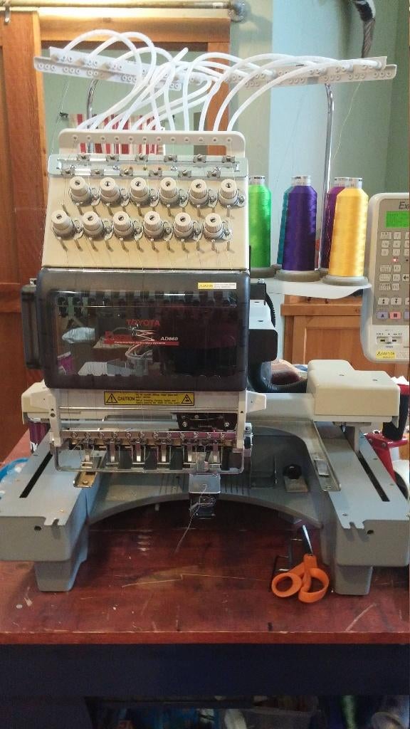 Borduurmachine toyota, Ophalen, Gebruikt, Machineborduren, Borduurmachine