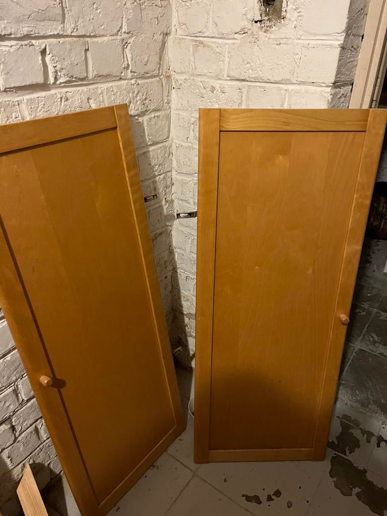 Deux portes bibliothèque billy TBE, Huis en Inrichting, Ophalen, Gebruikt