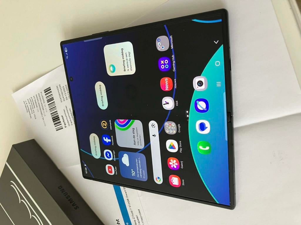 Samsung Galaxy Z fold 7 (512 GB)(zo goed als nieuw + Factuur, 512 GB, Ophalen of Verzenden, Galaxy Z Fold