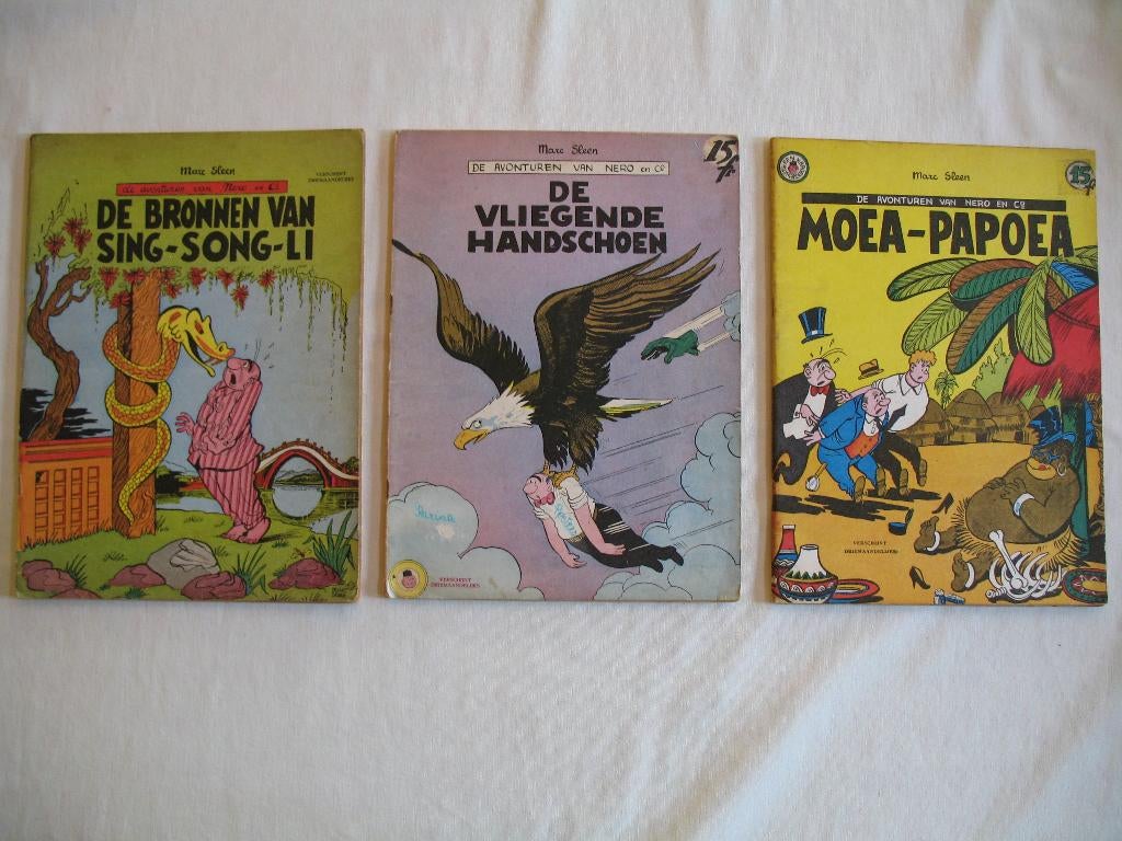 De avonturen van Nero en Co, 1e reeks nrs 16, 20, 23, Meerdere stripboeken, Ophalen of Verzenden, Zo goed als nieuw