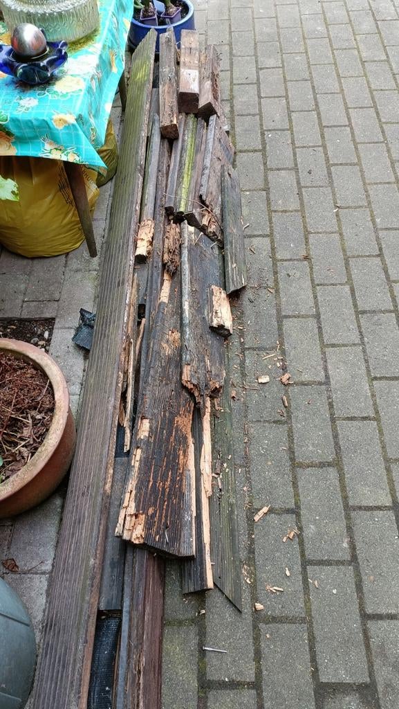 Afval hout GRATIS., Tuin en Terras, Ophalen
