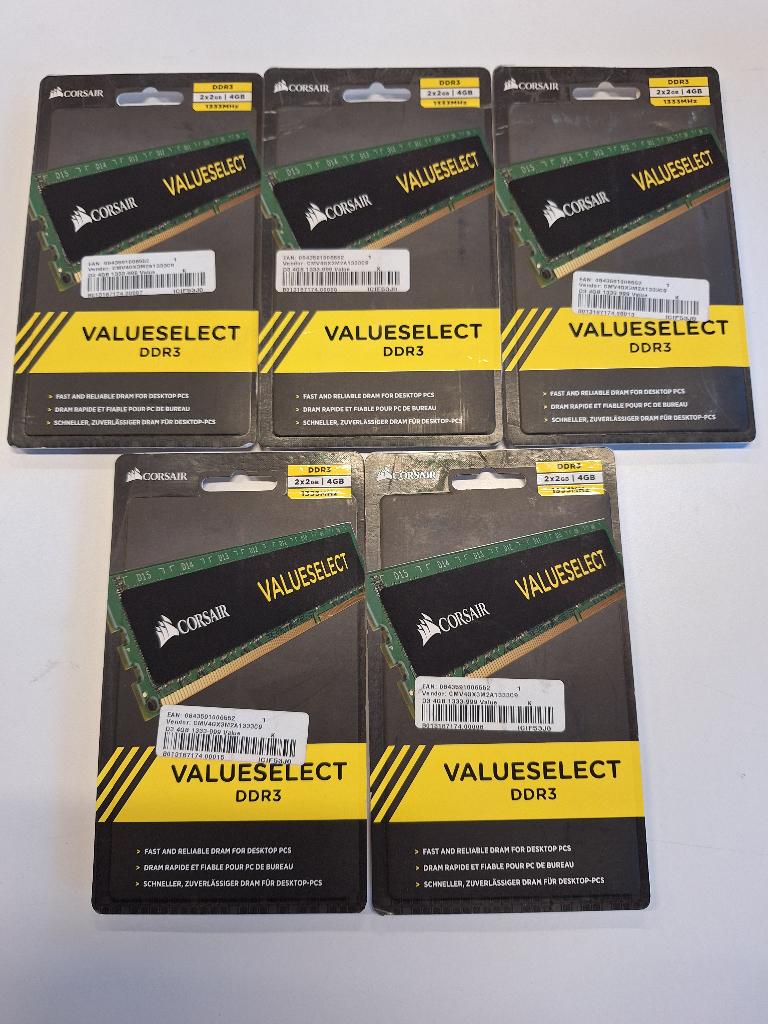 4 GB DDR3 (2x2) Nieuw Corsair, Neuf, Enlèvement ou Envoi, DDR3, Desktop