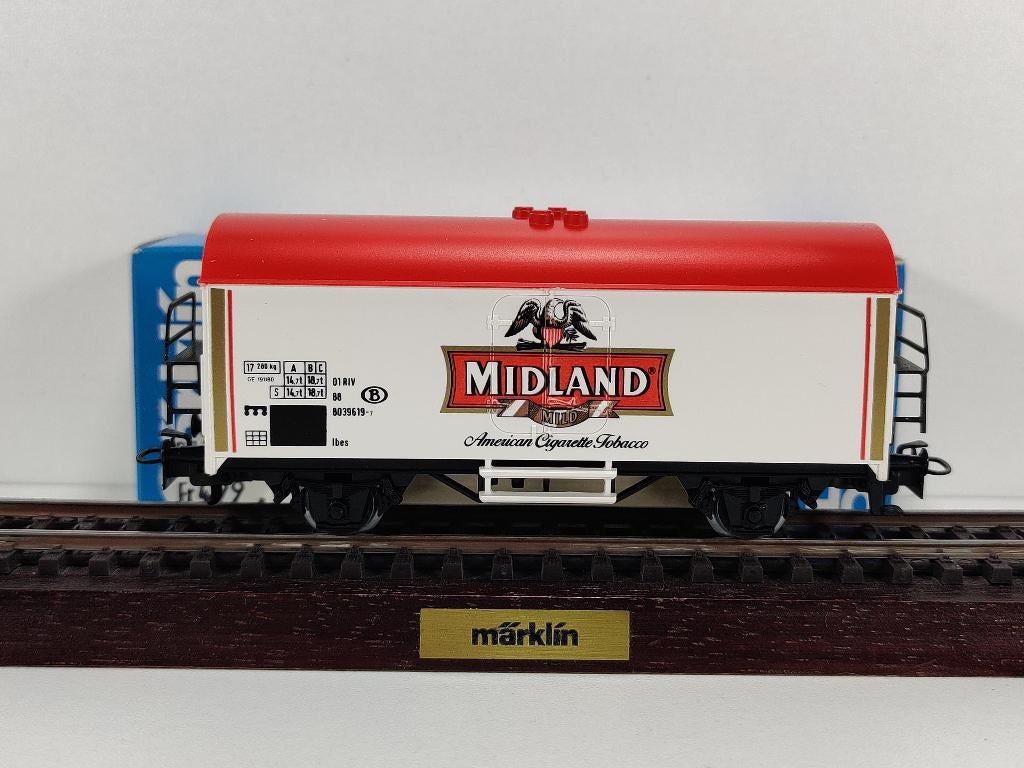 Marklin 4415  85741 koelwagen Midland NMBS, Hobby & Loisirs créatifs, Trains miniatures | HO, Comme neuf, Wagon, Märklin, Enlèvement ou Envoi