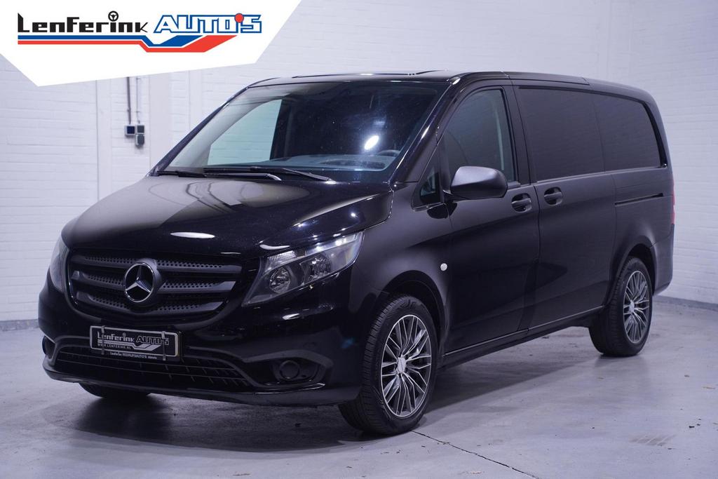 Mercedes-Benz Vito 114 CDI 136 pk Lang Airco ECC, APK 07-202, Zwart, Mercedes-Benz, Bedrijf, Te koop