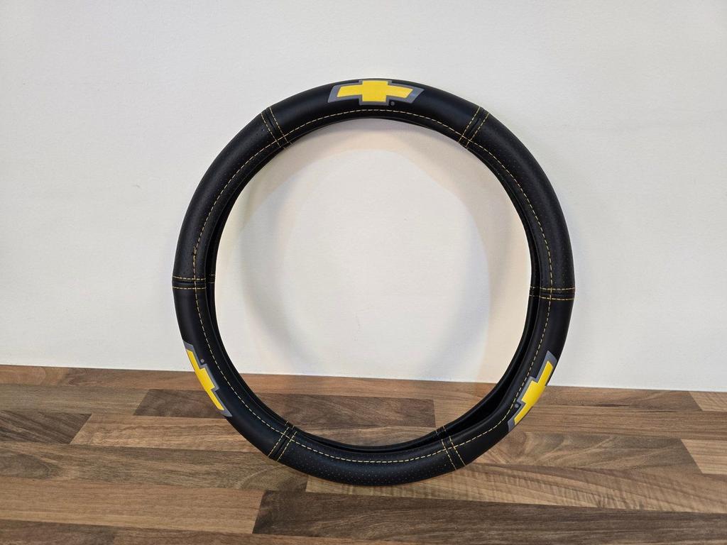 Chevrolet stuurhoes zwart geel – met logo 38 cm, -, -, Nieuw, Ophalen of Verzenden
