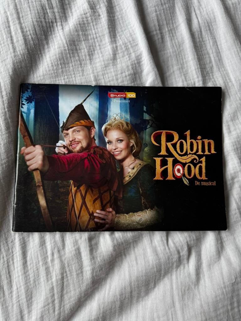 Robin Hood programmaboek- Studio 100 musical, Collections, Efteling, Comme neuf, Enlèvement