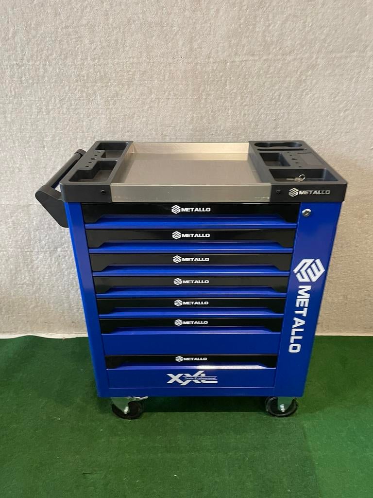 Nieuwe Metallo 7 lades,7 gevulde gereedschapwagen, Ophalen, Nieuw