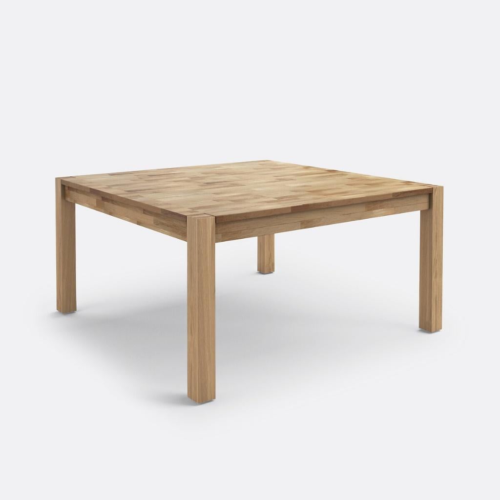 Eettafel vierkant, geoliede eik, 8 personen (Adelita), Huis en Inrichting, Tafels | Eettafels, Ophalen, Gebruikt, Vijf personen of meer
