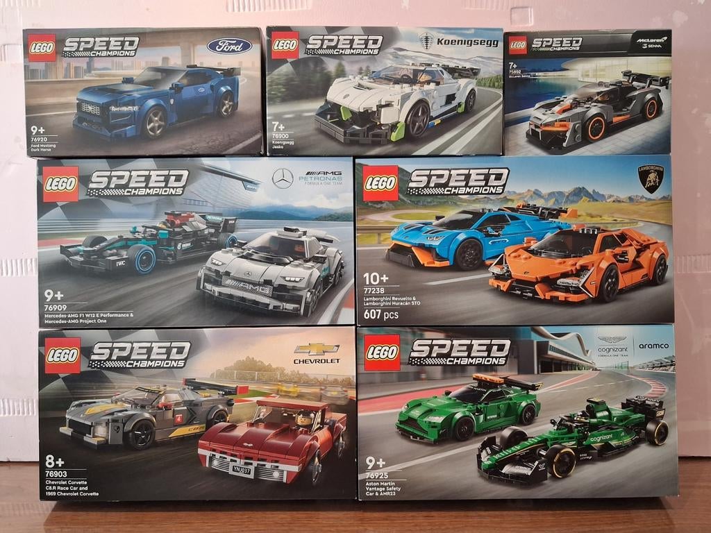 Lego Speed & Architecture sets. Alle nieuw en verzegeld., Ophalen of Verzenden, Nieuw, Complete set, Lego