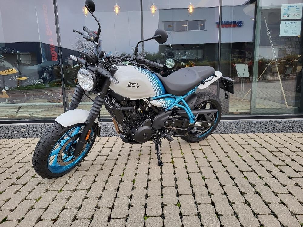 Royal Enfield Guerrilla 450, Motoren, 450 cc, Bedrijf, Overig, Minimaal motorrijbewijs A2