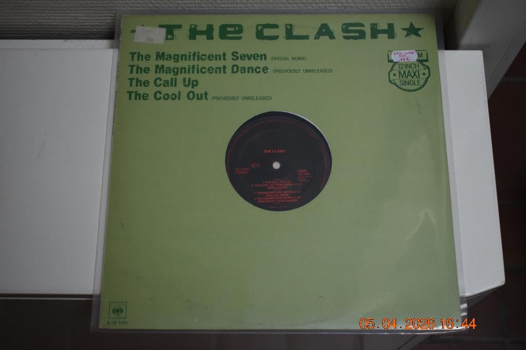 LP : The Clash - The Magnificent Seven (Maxi Single 12 inch), Ophalen of Verzenden, Gebruikt, 12 inch