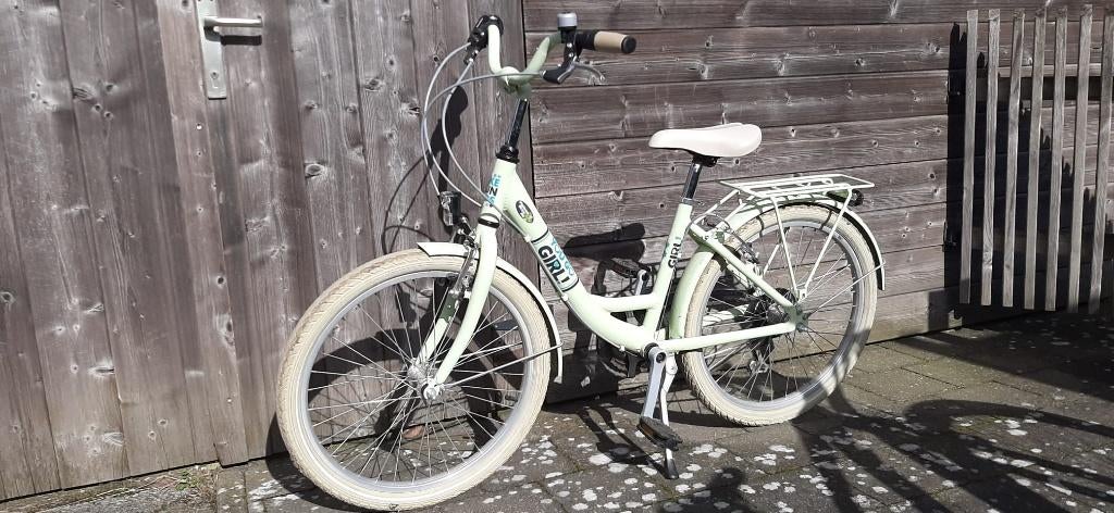 Bikefun You Go Girl Groen maat 22, Ophalen, 22 inch, Versnellingen, Zo goed als nieuw