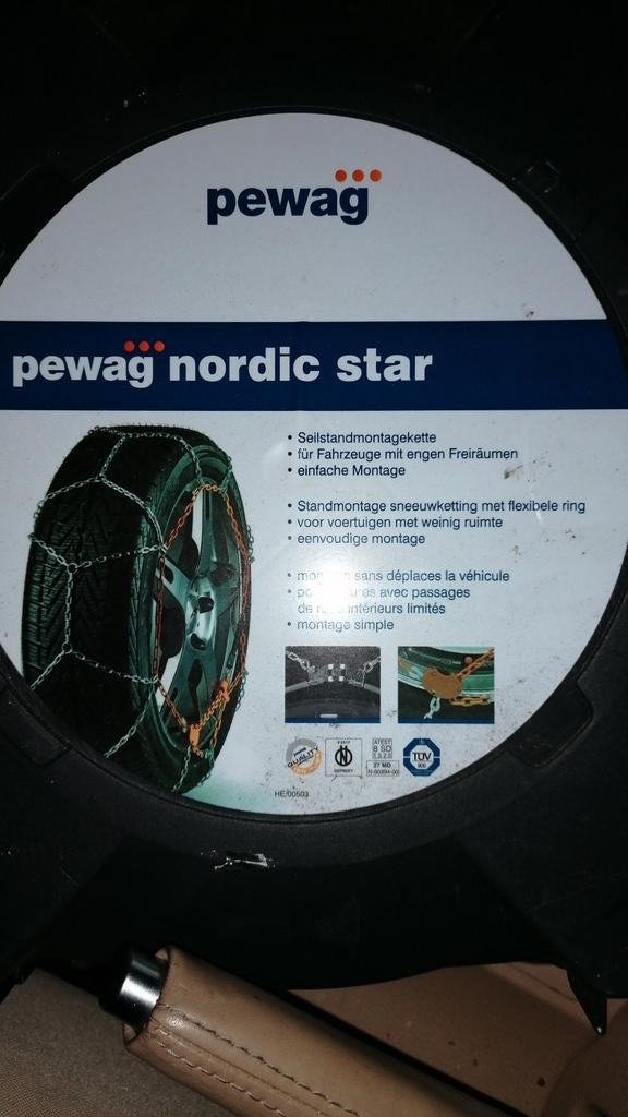 Sneeuwkettingen te huur - €3,00/dag, Autos : Divers, Chaînes, Comme neuf, Enlèvement