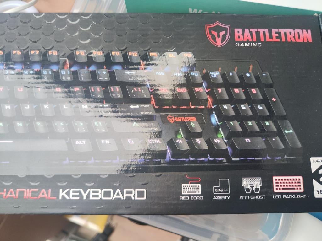 Clavier Battletron Gaming Neuf, Enlèvement, Azerty, Neuf, Battletron