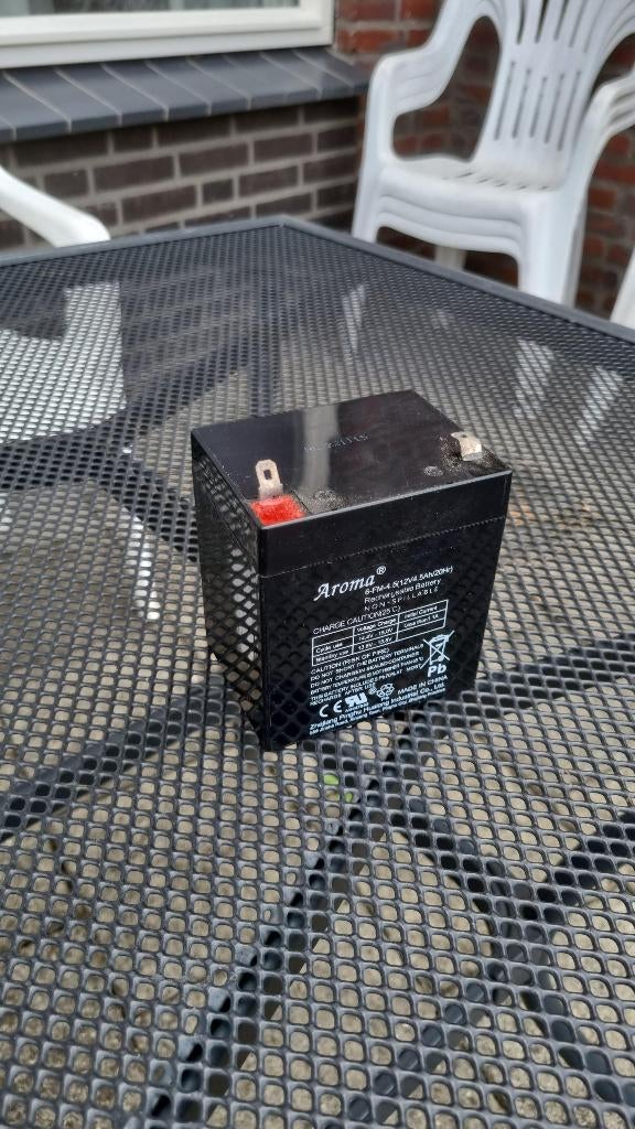 Nieuwe accu Aroma 12V 4.5Ah batterij., Auto-onderdelen, Ophalen, Nieuw