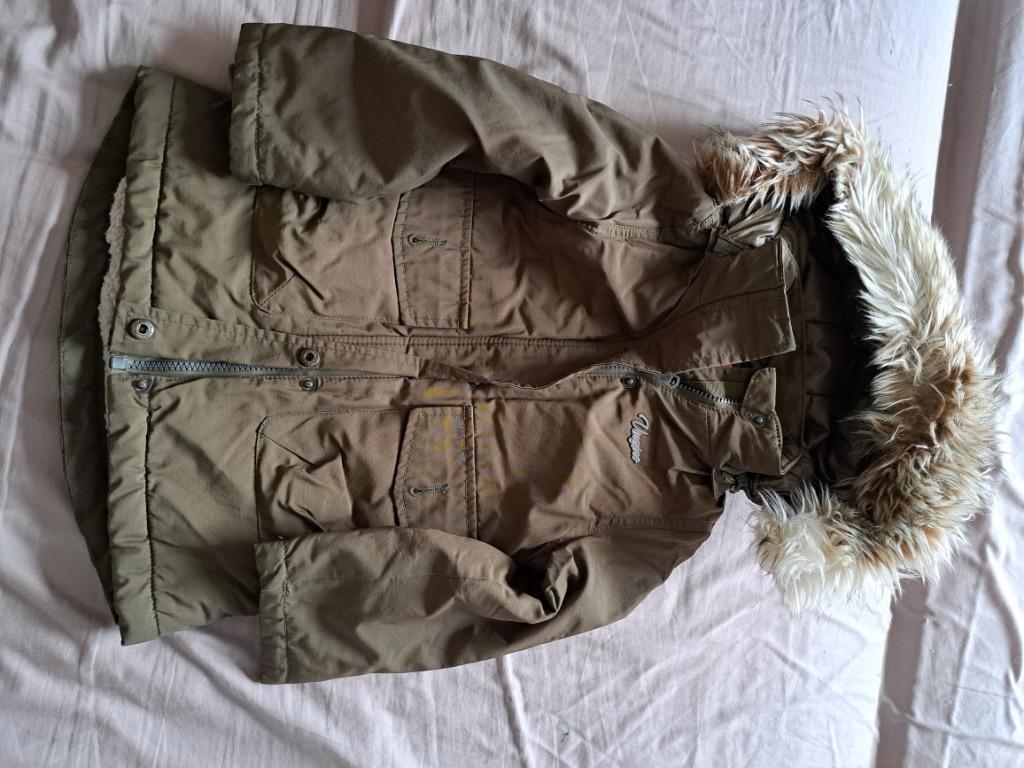 Winterjas meisjes kaki metk vingino maat 4 jaar, Meisje, Ophalen of Verzenden, Zo goed als nieuw, Vingino