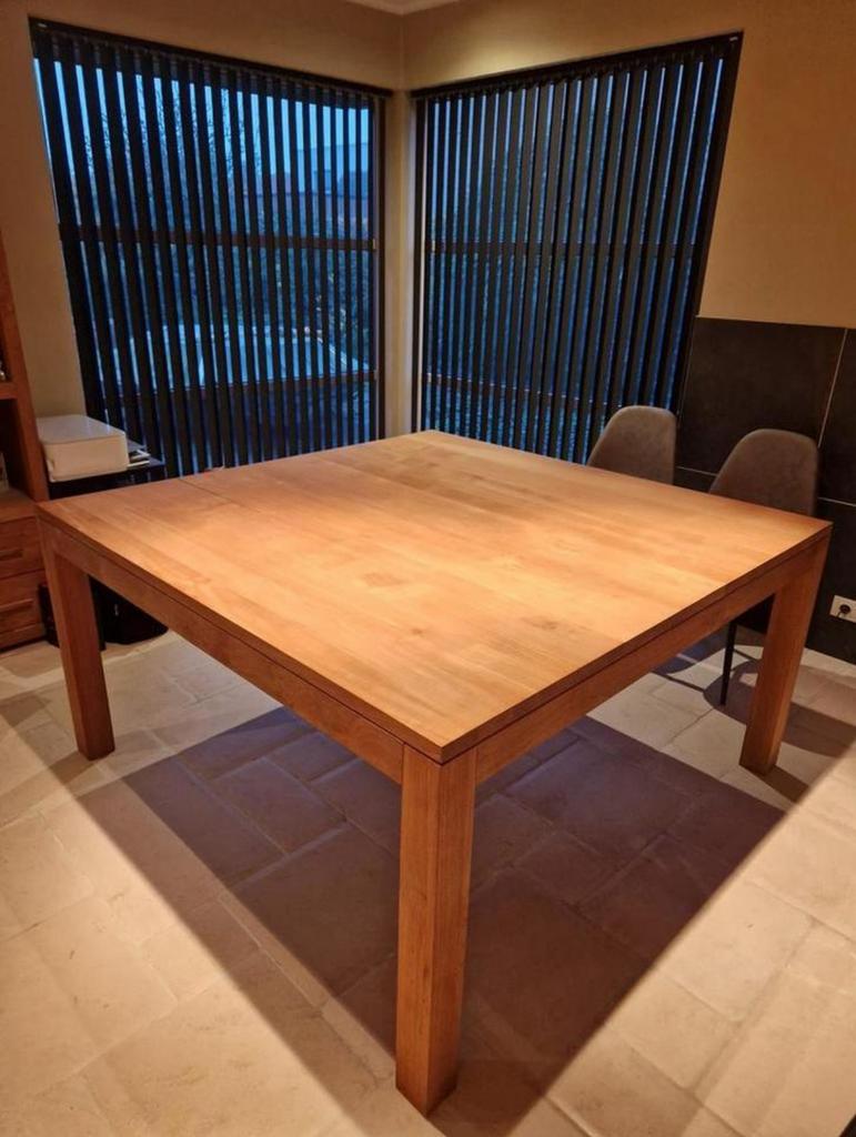 Teak tafel, Enlèvement, Carré, Teck