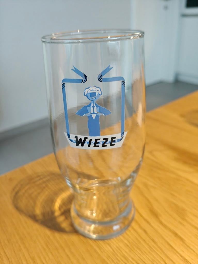 Van Roy Wieze, Verzamelen, Ophalen of Verzenden, Zo goed als nieuw, Bierglas