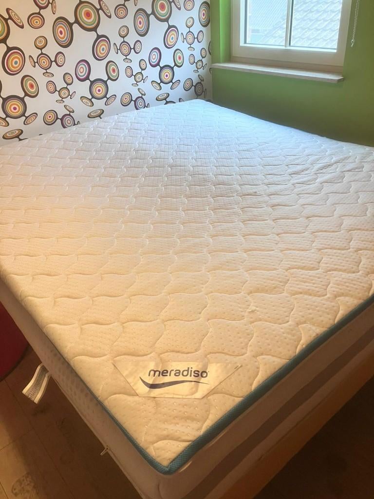 Pocket veren matras 7 zones 180 op 200 cm, Matelas, Comme neuf, Enlèvement, 180 cm