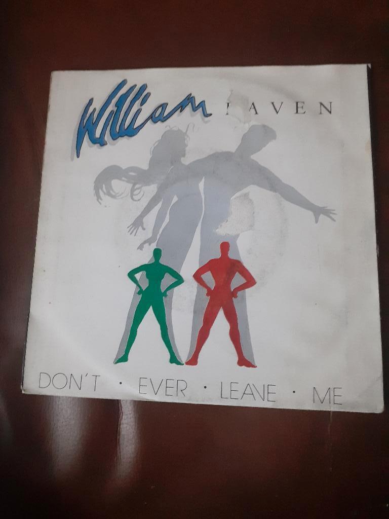45T William Raven : Don't ever leave me (Belpop), Ophalen of Verzenden