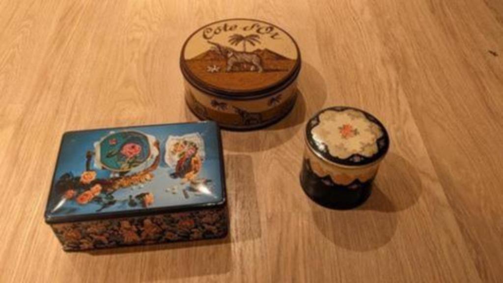 Blikken dozen, Collections, Boîte en métal, Enlèvement ou Envoi, Utilisé, Van Nelle