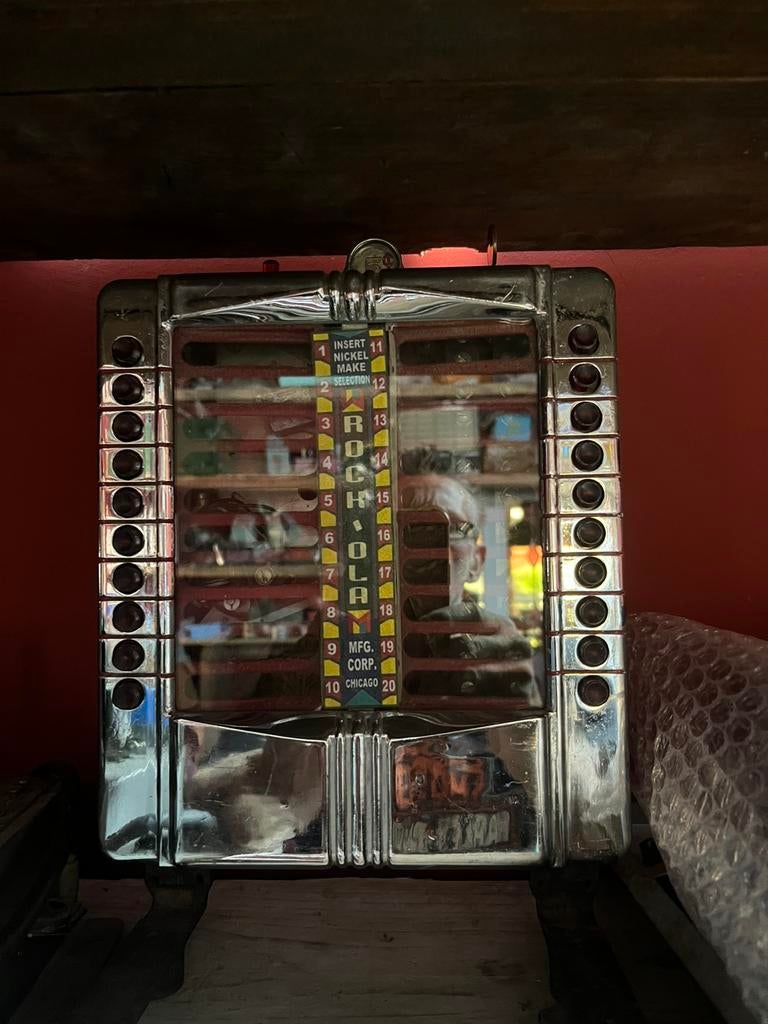 Rockola jukebox 1530 Wallbox, Enlèvement ou Envoi, Utilisé, Avant 1950, Rock Ola