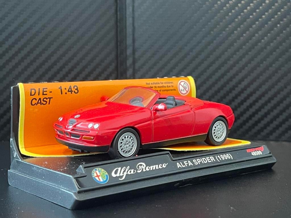 Alfa Romeo Soider 1/43e 1996, Ophalen of Verzenden, Zo goed als nieuw