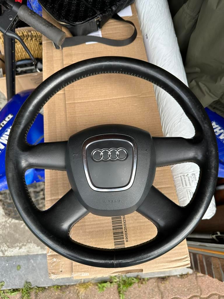 Volant cuir + air bag audi a4, Autos : Pièces & Accessoires, Utilisé, Audi