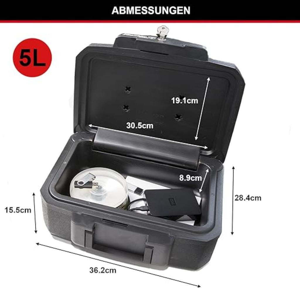 MASTER LOCK Sterke veiligheidskoffer vuurvast GRATIS LEV, Handtassen en Accessoires, Koffers, Verzenden, Nieuw, Overige materialen