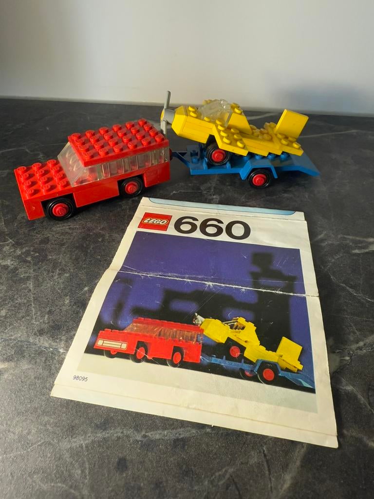 Vintage LEGO - air transporter - set 660, Verzenden, Lego
