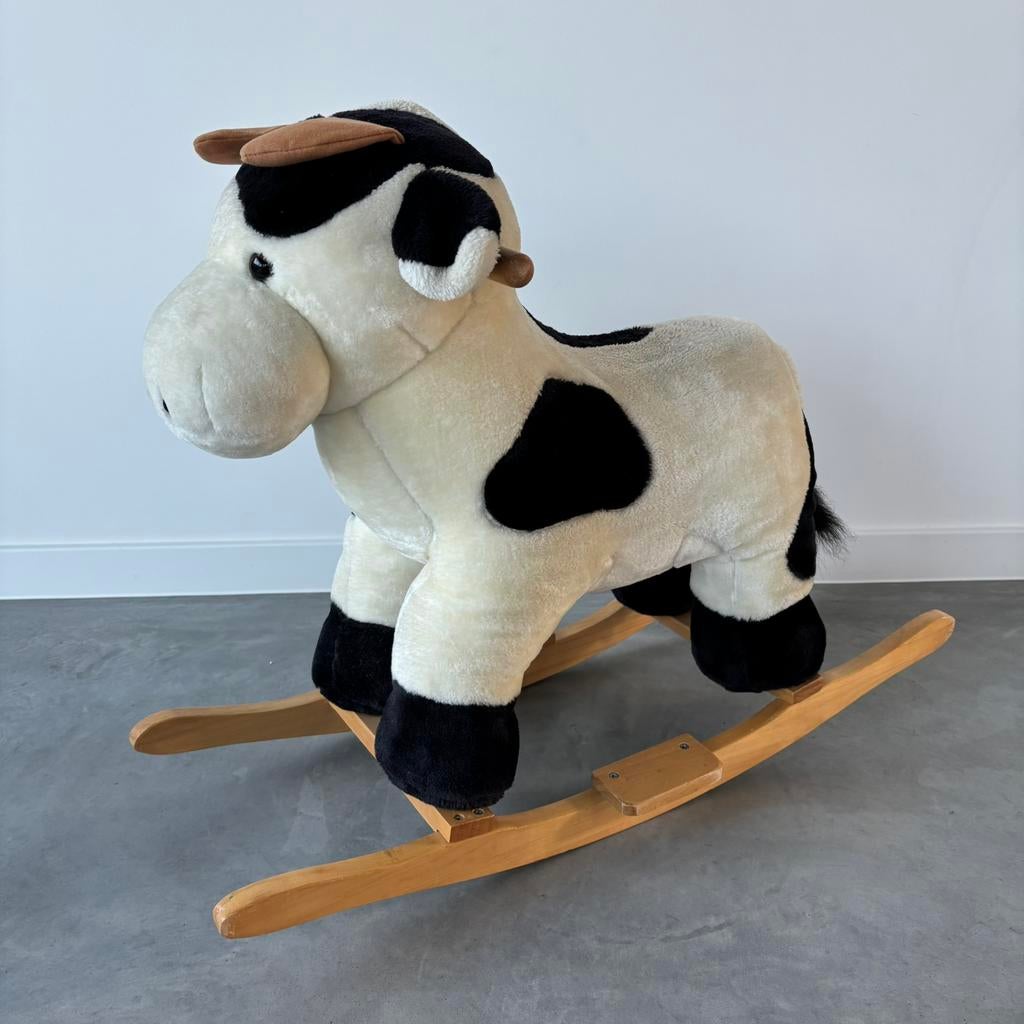 Hobbelpaard / hobbelkoe Playwood, Ophalen, Zo goed als nieuw