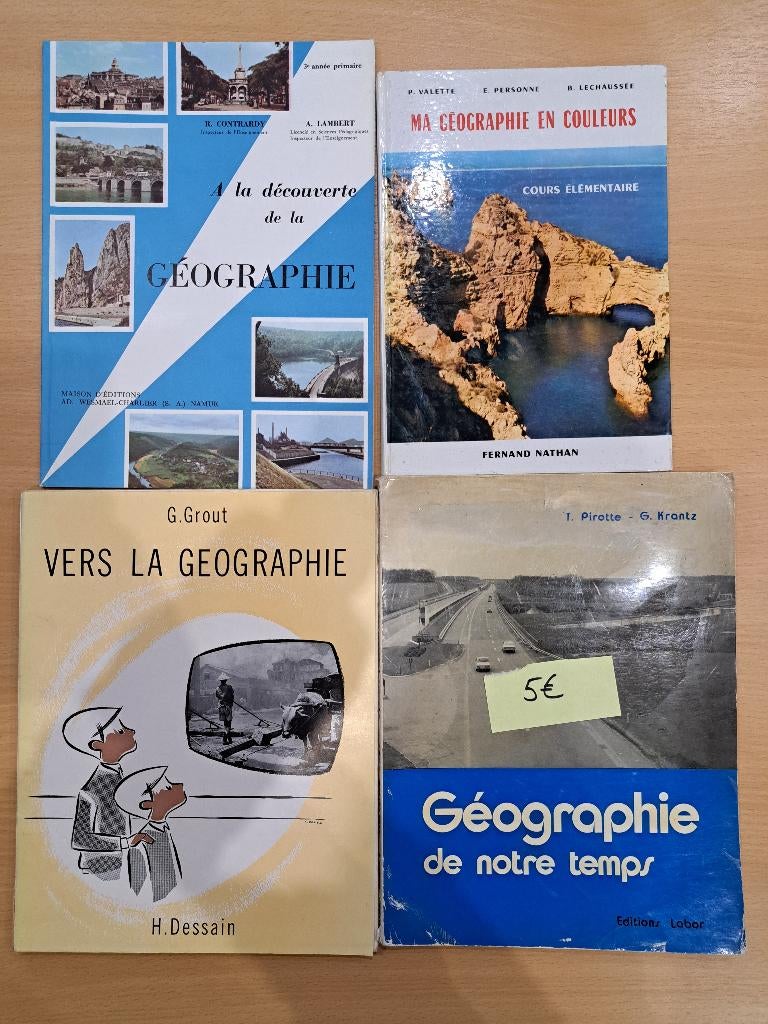 Géographie - Lot de manuels scolaires Eveil, Livres, Enlèvement, Utilisé, Primaire, Géographie