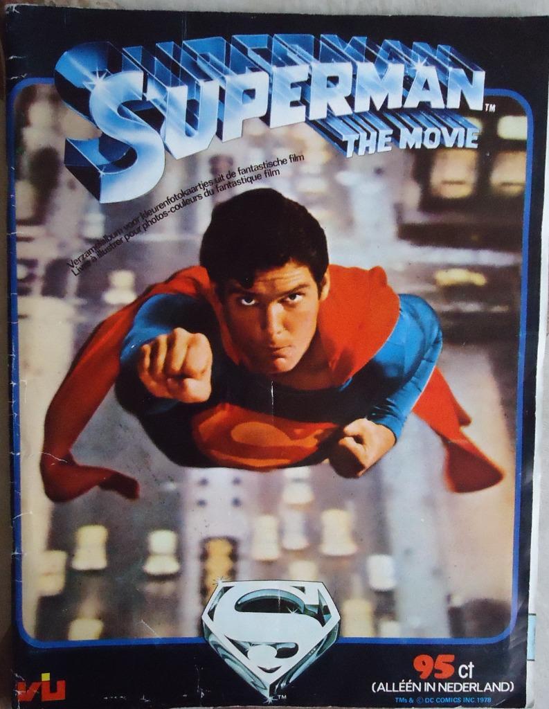 PRENTEN ALBUM   plaatjes  SUPERMAN  volledig zeldzaam  ed. v, Ophalen of Verzenden, Zo goed als nieuw