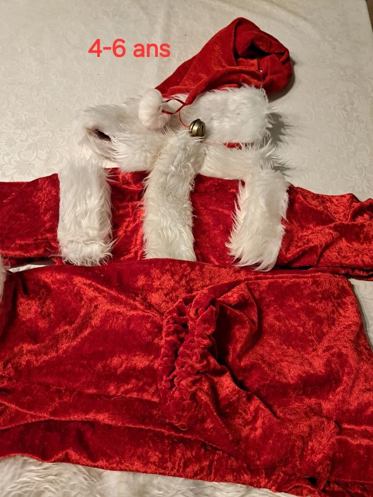 Déguisement père Noël enfant 4-6 ans, Enlèvement