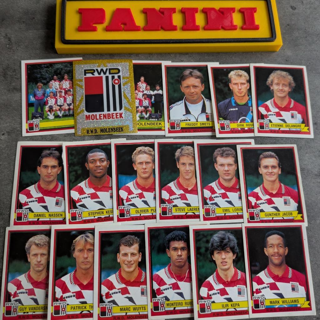 PANINI FOOTBALL 94 18 STICKERS 1994 RWDM MOLENBEEK, Verzenden, Nieuw