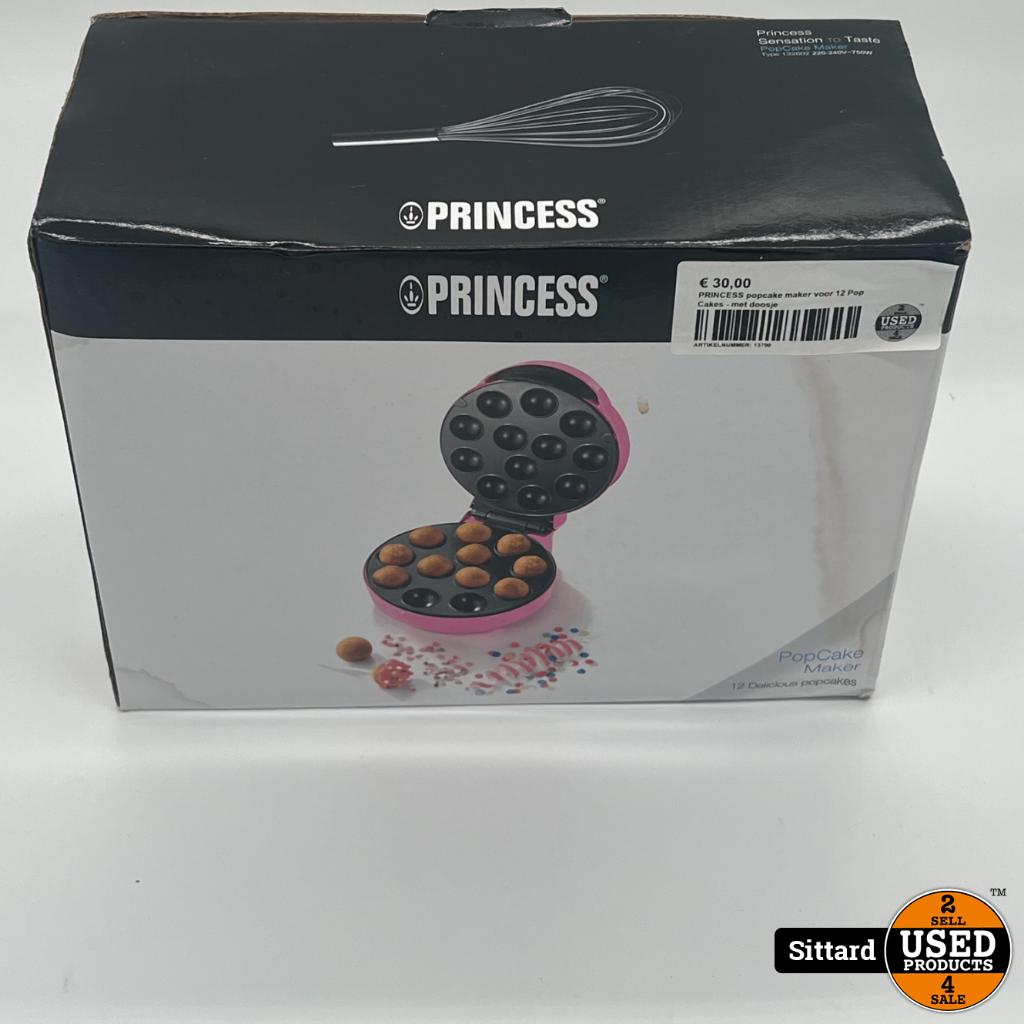 PRINCESS popcake maker voor 12 Pop Cakes - met doosje, Ophalen of Verzenden, Zo goed als nieuw, Cupcakes, Overige typen
