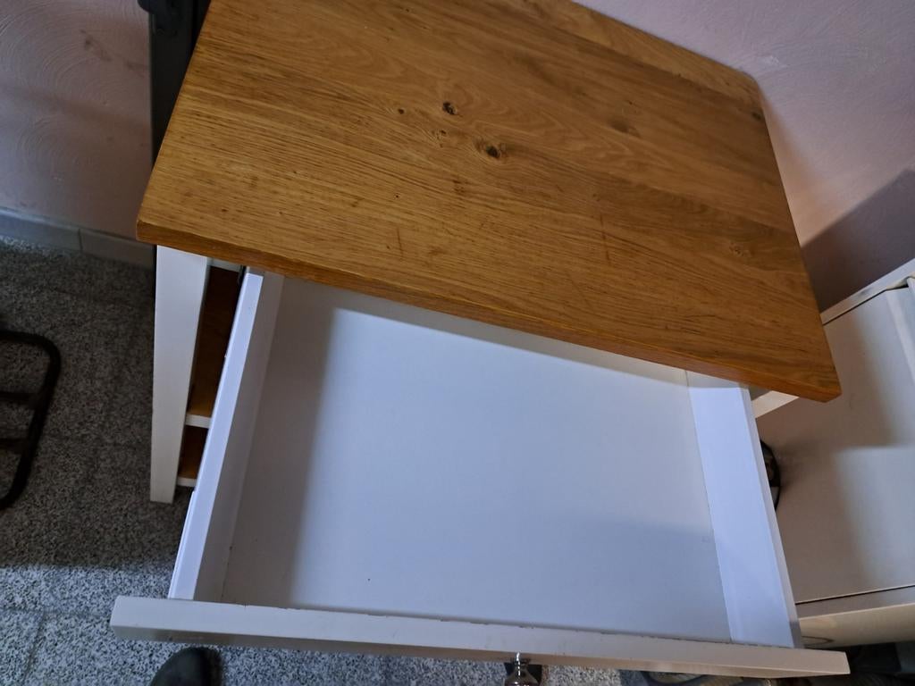 Bijzet kastje keuke, Huis en Inrichting, Ophalen, 1 of 2 laden, 100 tot 150 cm, Eikenhout