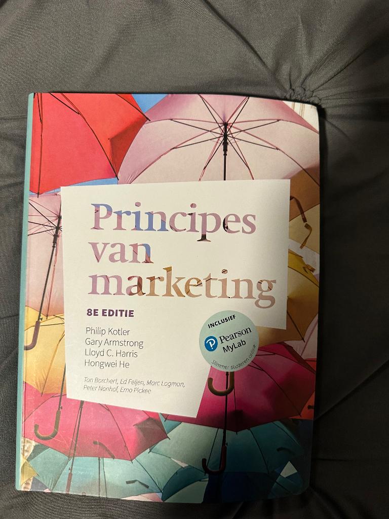 Boek principes van marketing, Boeken, Studieboeken en Cursussen, Ophalen of Verzenden, Zo goed als nieuw, Hoger Onderwijs, Philip Kotler
