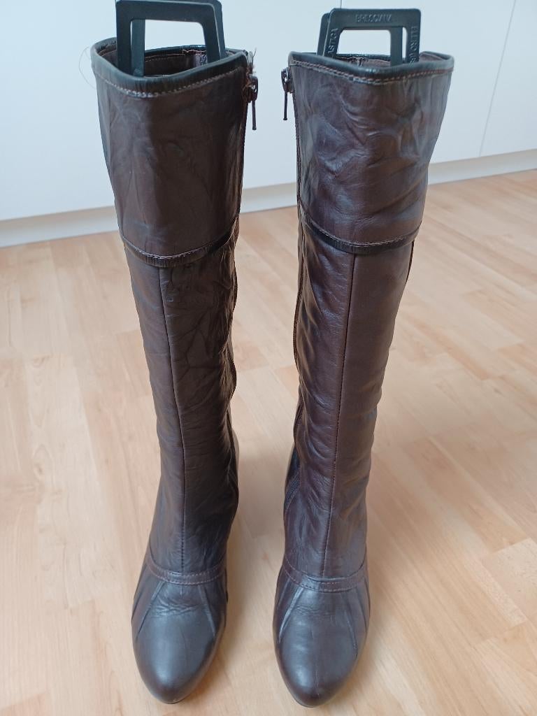 Laarzen, Ophalen, Hoge laarzen, Bruin, Zo goed als nieuw