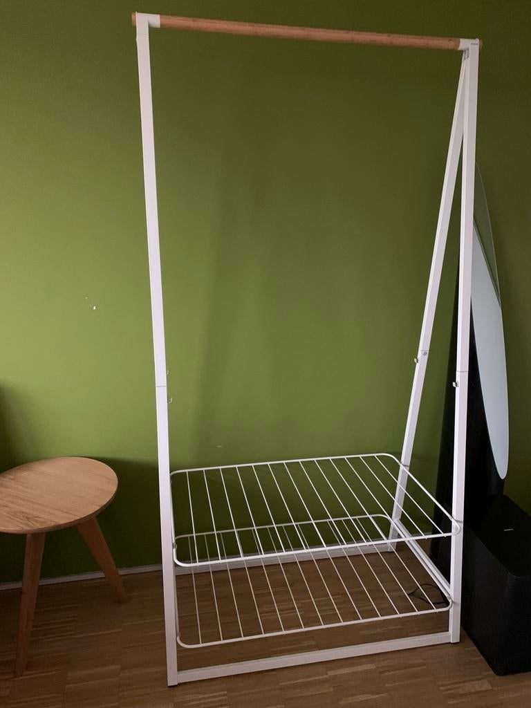 Kledingrek Linn Brabantia wit, Ophalen, Zo goed als nieuw