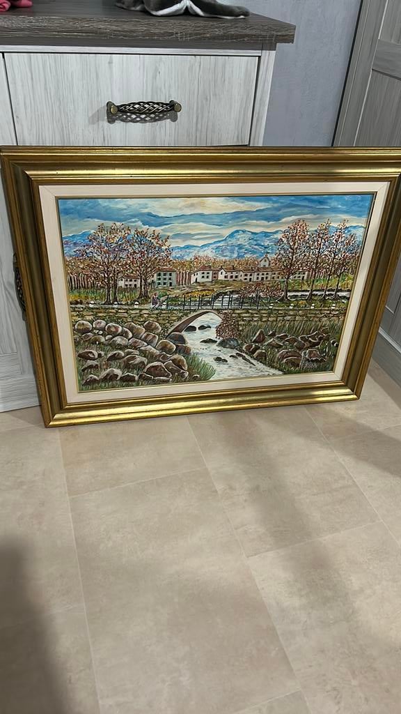 Peinture à huile signée B.Ghijs, Enlèvement ou Envoi