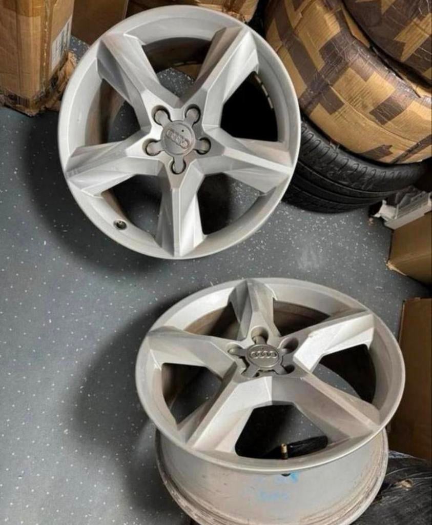 2 jantes 8R0601025CG Audi 8R Q5 8 x 18 pouces ET39, Enlèvement ou Envoi, 18 pouces, Jante(s)